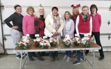 Pictured left to right: Norma Pantojas-Lennox, Ellie Nye, Karen Fisher, Irena Ihnachak, Kathryn Ives, Mary Pohlman, Cathy Bennett, Mary Berrigan