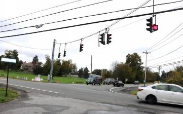 The intersection of Route 94 and County Route 1A in Warwick. Photo by Roger Gavan.