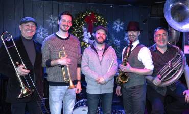 The Mighty Rumble Brass Band fires up Trails End Taphouse on Sept. 13. Photo provided.