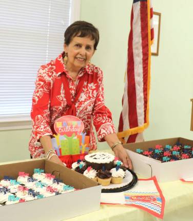 Photo by Roger Gavan On Wednesday, Sept. 20, The Warwick Valley Seniors Club members held an early 90th birthday celebration for Georgina De Raffele who was born in New York City on Sept. 26, 1927.