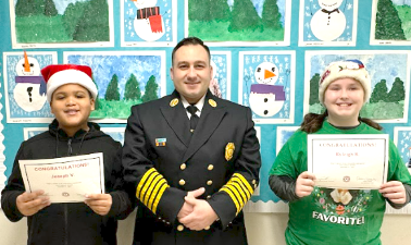 L-R: Joseph Valera, Thomas Andryshak Jr., and Ryleigh Bonita.