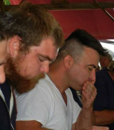 Contestants Robert Gillespie and Nick Napolitano.