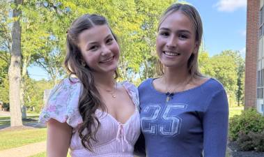 Warwick Valley High School seniors Anna Biondi and Gabriella ‘Gabby’ Romero.