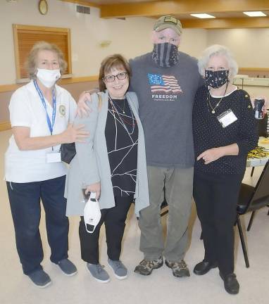 The Ladies Auxiliary Unit 1443 and the Catholic Daughters, Court Holy Rosary, hosted a retirement party at the American Legion Post 1443 on Saturday, Sept. 19, to honor Tom O’Hare.