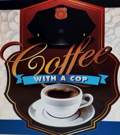 Warwick Police Department will hold its next &quot;&#x2018;Coffee with a Cop&quot; at the Tuscan Caf&#xe9; on Oct. 4
