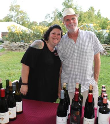 During the 25 years that the Warwick Valley Chamber of Commerce has hosted this popular event Peck’s Wines and Spirits holds the record for having participated every year Owner Bill Iurato with his daughter and store manager Corrine.
