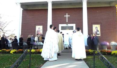 Provided photo This photo shows the consecration of St. Ignatius Antiochian Orthodox Church in the Village of Florida last October.