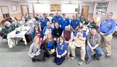 Warwick. Rotary rewards EMS with surf and turf feast