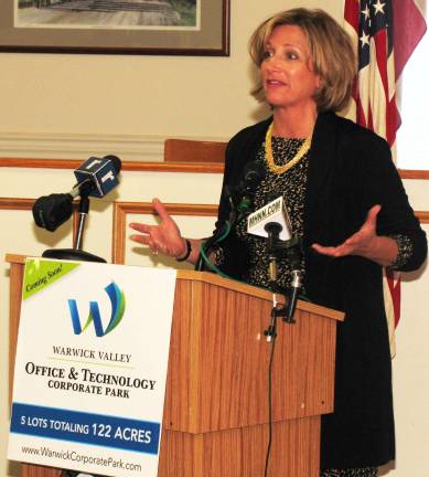 Orange County Partnership CEO Maureen Halahan promised that her agency was eager to market the property. &quot;Our mission is to make sure that the world knows what we have here in Orange County,&quot; she said.