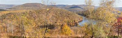 View from the summit of Long Mountain above Turkey Hill Pond in Harriman State Park (Photo by Robert G. Breese)