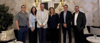 Left to right: Brian Healey, Allyson Curtis, John Koerner, Kristine Burton, Jay Healey, Abraham Almanza.