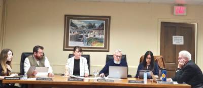 Warwick Village Board of Trustees discuss ongoing issues at their Oct. 2 meeting.