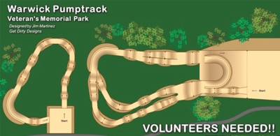 Bike pump track seeks volunteers