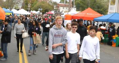 South Streeting looking towards Main St is shown during last year's Applefest. Organizers announced on Monday that Applefest was canceled due to the COVID-19 pandemic.