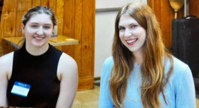<b> Warwick’s delegates to Girls State are Kiera Ferrier, left, and Olivia Holland. Photo by Jerry Schacher.</b>