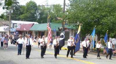 The parade, held on July 1, 2023, was led by the Color Guard of the American Legion Arthur Finnegan Post 1443. Also marching in the parade were the Greenwood Lake Gaelic Cultural Society, GWL Soccer Club, Boy Scouts and Girl Scouts, and others. The parade was followed by hamburgers, hotdogs, and salads.