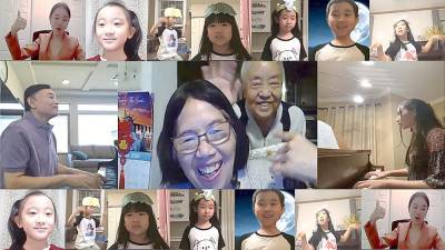 The Orange County Chinese Association put together the Mid-Autumn Festival via Zoom. Photos provided by the OCCA.