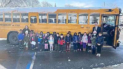 On Smith Clove bus #602, driver Susan Amanatides says, ”They listen to my rules. They get on the bus, buckle their belts, and wait for me to cross them. They are so well behaved and treat one another with respect.”