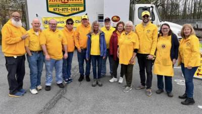 Lions Club Volunteers teamed up with SK Paper Shred for the Shred Fest. Photos courtesy of The Lions Club.