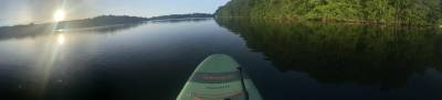 Paddleboarding Walton Lake. Photo: Molly Colgan