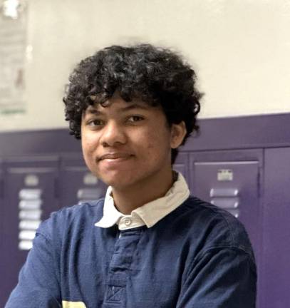 WVHS High School junior Bruce Kovler shares a passion for rock and flight.