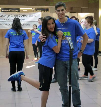 Heading up the cast for the WVHS production of Shrek the Musical are seniors Mackenzie Martin as Fiona and RJ Zayas as Shrek.