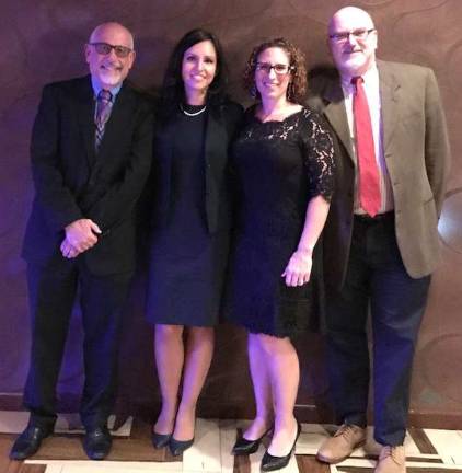 Provided photo Pictured from left to right are: Larry Wolinsky, Esq., Jennifer S. Echevarria, Esq., Michele Babcock, Esq., and John Cappello, Esq., all from Jacobowitz and Gubits, LLP.
