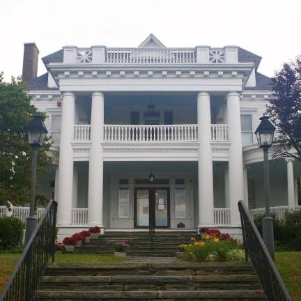 The Columns Museum, located at 608 Broad Street, Milford, Pennsylvania.