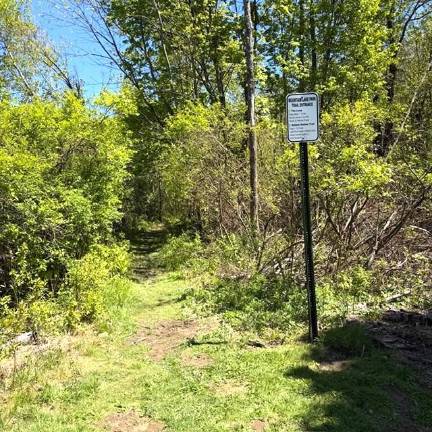 Trail entrance.