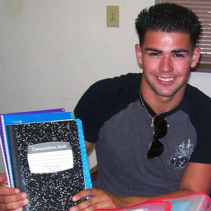 Vincent Corrado, a resident of Greenwood Lake and a sophomore at Castleton State College in Vermont, will be collecting back-to-school supplies now through Friday, Aug. 31, as part of his annual &#xec;Back-to-School Basics&#xee; outreach project.