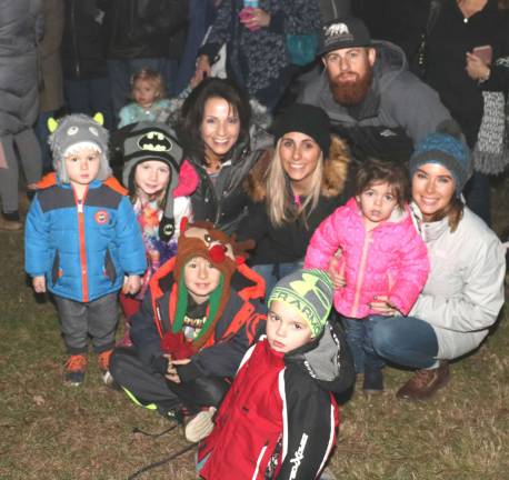 Three generations of the Eschmann family turned out for the annual Christmas Tree lighting.
