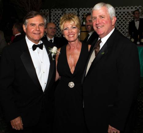 Honoree Vince Mazzie, Peggy Edwards and Tom Sullivan are pictured here during the &quot;On the Wings of Spring&quot; 2012 Hospice Gala held March 31 at Anthony&thorn;&Auml;&ocirc;s Pier 9.