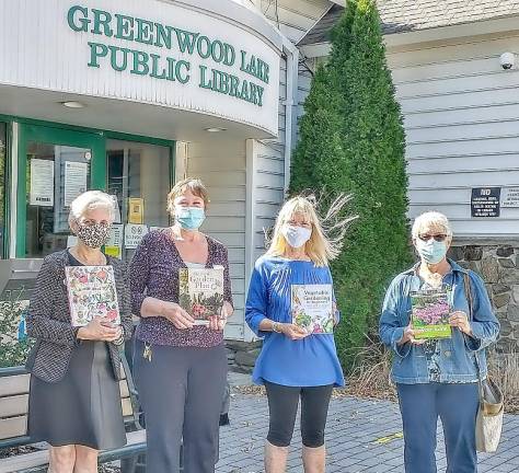 Pictured from left to right are: Marcela Gross, Jill Cronin, Greenwood Lake Library Director, Karen Fisher and Ginger Schmidt. Provided photo.