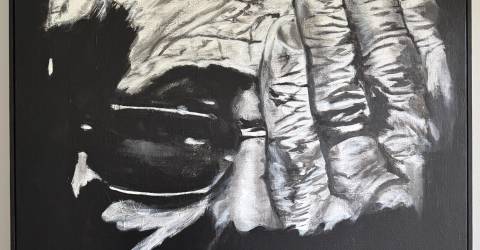 Solo exhibition for local artist