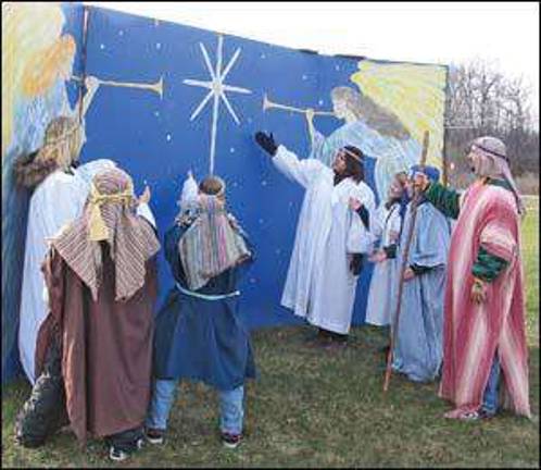 Calvary Baptist Church hosts drive-through live Nativity presentation