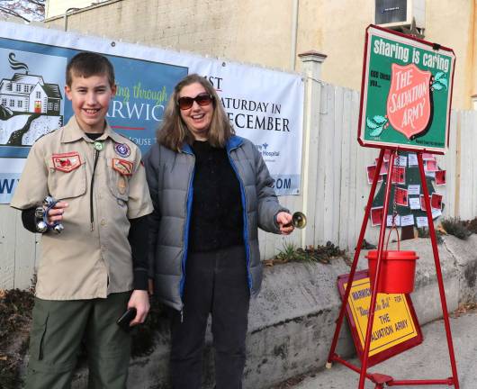 Lion's Club and Troop 38 support Salvation Army