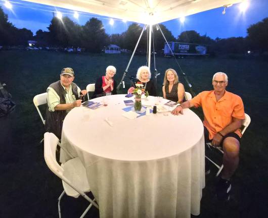 Guests gather at the The Pine Island Summer Social.
