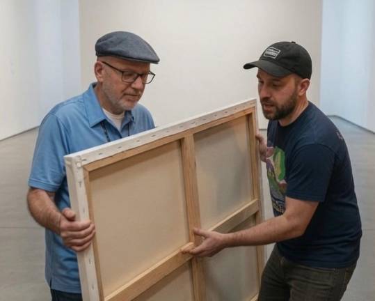 The works of Catello Somma (left) and Morgan Jesse Lappin will be on display at a new LightClub of Curiosity exhibition.