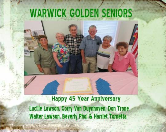 Warwick Golden Senior Club officers