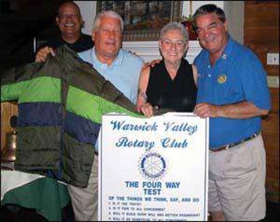 Warwick Rotarians to provide 180 coats to Backpack Snack Attack students