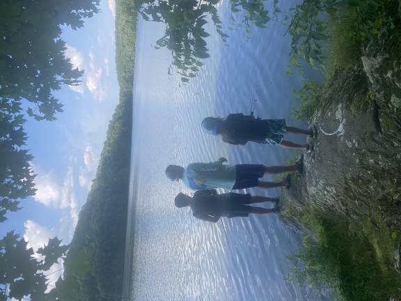 Fishing Winding Hills Park. Photo: Molly Colgan