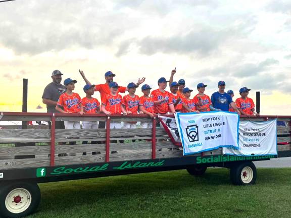 Following the win against Warwick, Florida honored their champs with a parade down Main Street led by the Florida Fire Department, Florida Police Department, Pine Island Fire Department, and Warwick Police Department.