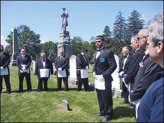 Local Masons remember a Civil War veteran