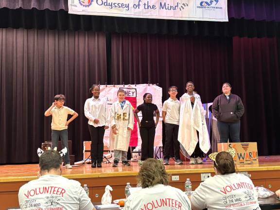 S.S. Seward Division II (middle school) team, coached by Ethan Hamilton, placed fifth in Problem 5.