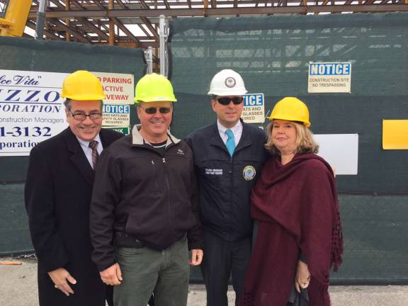 Orange County Court Judge Robert Freehill, Chairman of the Legislature Steve Brescia, County Executive Steven M. Neuhaus and Legislator Katie Bonelli (Photo provided)