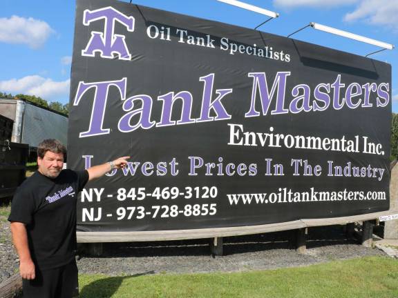 Photo by Roger Gavan Brian Monahan, president of Tank Masters Environmental, Inc.