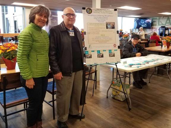 Provided photo A few of the The Town of Warwick's Friendly Visitor Program Board of Advisors volunteered their time on Wednesday, Nov. 15, in ShopRite's Cafe to help publicize the program. Pictured are Jean Corbi Ciappa; Vince Copello, chairperson; and Stan Solin.