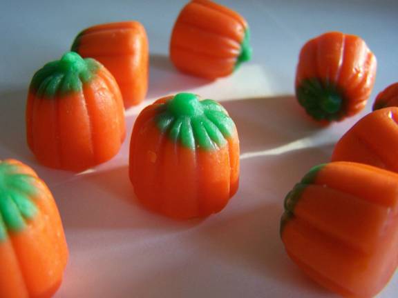 Halloween candy serves as a supplement for farm animals' diet