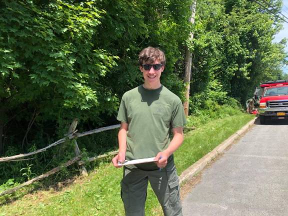 Eagle Scout project becomes new Sugar Loaf entrance sign