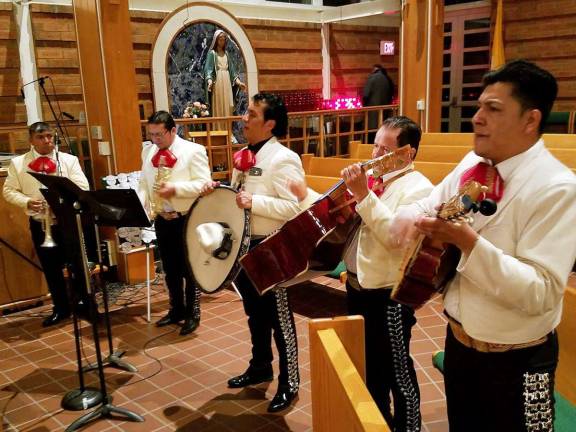 Provided photo File photo of the Mariachi band from last year's celebration and Mass in honor of the Feast of Our Lady of Guadalupe.